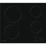 Placa de Vitrocerâmica Indesit RI 161 C | 58 cm | 4 Zonas | Preto