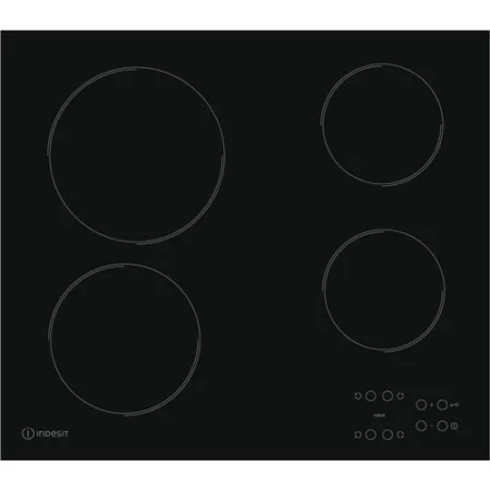 Placa de Vitrocerâmica Indesit RI 161 C | 58 cm | 4 Zonas | Preto
