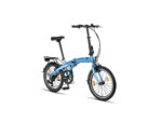 Bicicleta Dobrável PACTO Three Azul 6 Marchas Shimano Freios de Aro