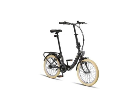 Bicicleta Dobrável PACTO Nine Preto 3 Marchas Shimano Nexus Freios de Aro