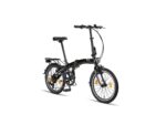 Bicicleta Dobrável PACTO Three Preto 6 Marchas Shimano Freios de Aro