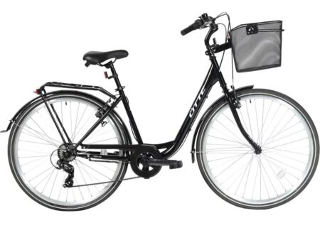 Bicicleta Urbana OTTE Nebula com Cesto (Preto)