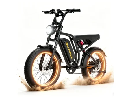 Bicicleta Elétrica 52v 20ah, Shimano 7 Velocidades Mota Elétrica 20x4”, 25 Km/h
