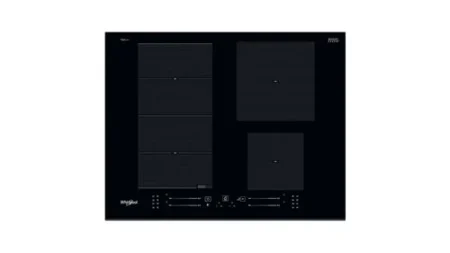 Placa de Indução Whirlpool WF S9365 BF/IXL | 65 cm | 4 Zonas | Preto