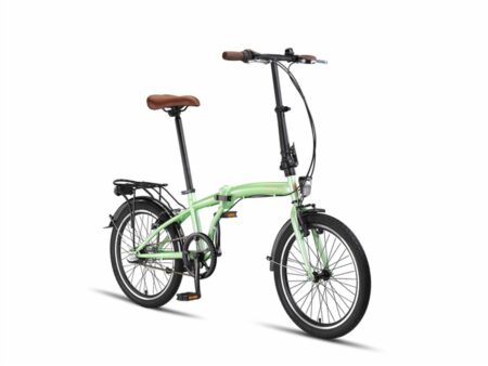 Bicicleta Dobrável PACTO Eleven Verde 3 Marchas Shimano Nexus Freios de Aro
