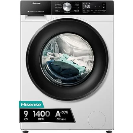 Máquina de Lavar Roupa Hisense WF3S9045BW3 | 9 Kg | 1400 RPM | A | Branco
