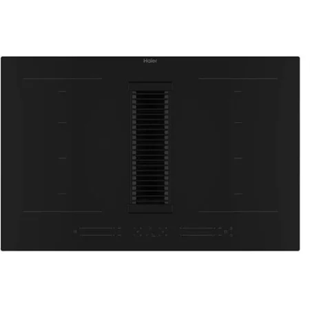 Placa de Indução com Exaustor Integrado Haier HAIH82MTMCF | Elétrica | 80 cm | 4 Zonas | Preto