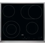 Placa de Vitrocerâmica AEG HK634060XB | Elétrica | 57.6 cm | 4 Zonas | Preto