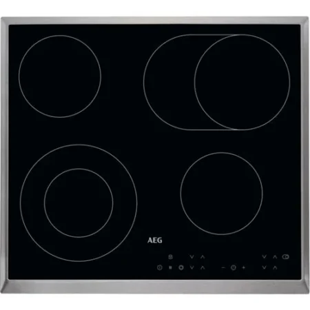 Placa de Vitrocerâmica AEG HK634060XB | Elétrica | 57.6 cm | 4 Zonas | Preto
