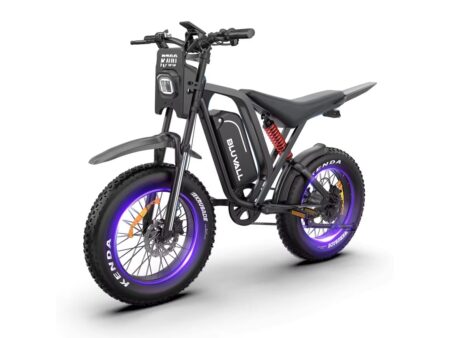 Bicicleta Elétrica 52v 25ah,shimano 7 Velocidades, Mota Elétrica Pneus Largos 20x4”