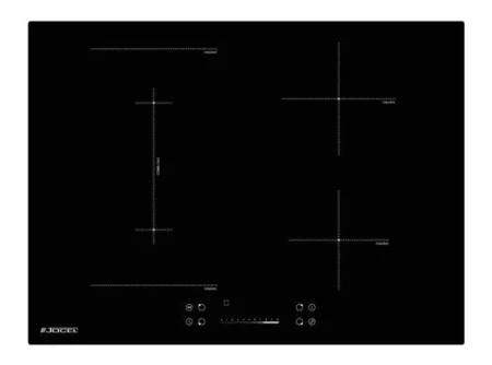 Placa Indução Jocel JPIC007476 | 70 cm | 4 Zonas | Preto