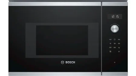 Micro-ondas Encastrar Bosch Serie 6 BFL524MS0 | 20 L | 800 W - Aço inoxidável
