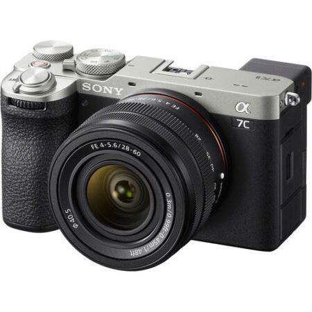 Máquina Fotográfica Mirrorless Sony Alpha a7C II - Prateado + FE 28-60mm f/4-5.6